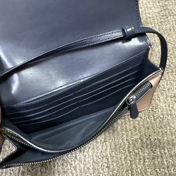 Coach Fold Over Hayden Crossbody Clutch Multicolored Ombré Small - Picture 8 of 8